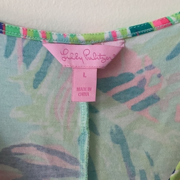 Lilly Pulitzer Multi Color Island Time Lindley Caftan Dress - Picture 9 of 10